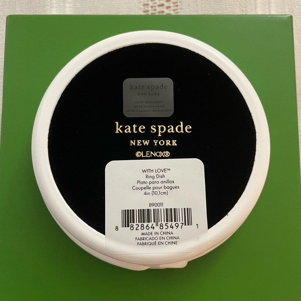 NWT Kate Spade Ring Dish “With Love” Collection - Picture 5 of 8